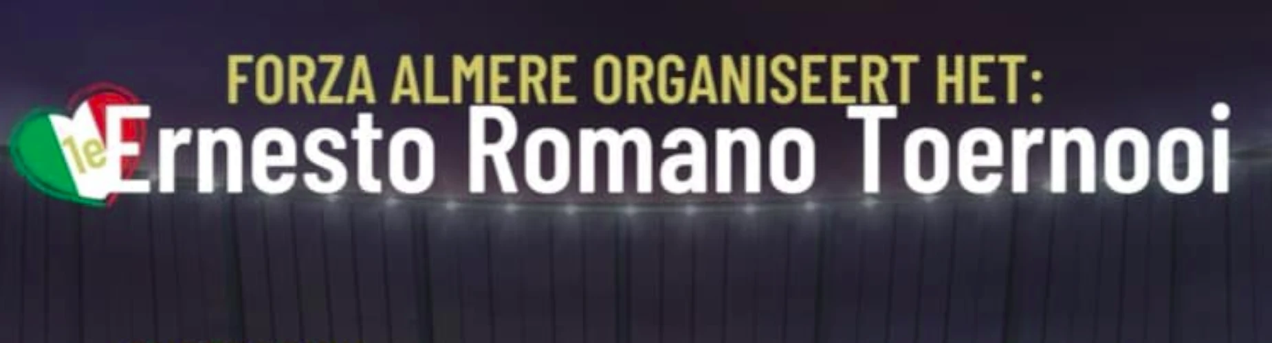 Banner - Ernesto Romano Toernooi - Forza Almere - Almere