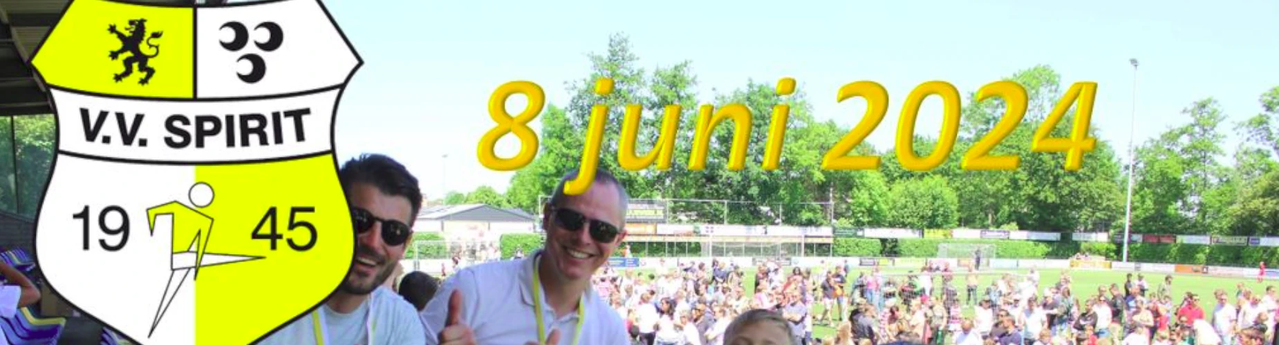 Banner - Stefan de Vrij Jeugdpupillen Toernooi 2024 - vv Spirit - Ouderkerk aan den IJssel