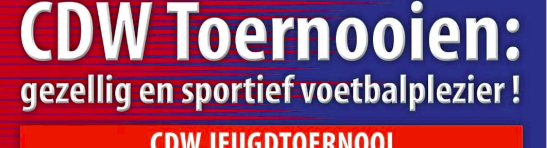 Banner - CDW TOPtoernooi - CDW - Wijk bij Duurstede