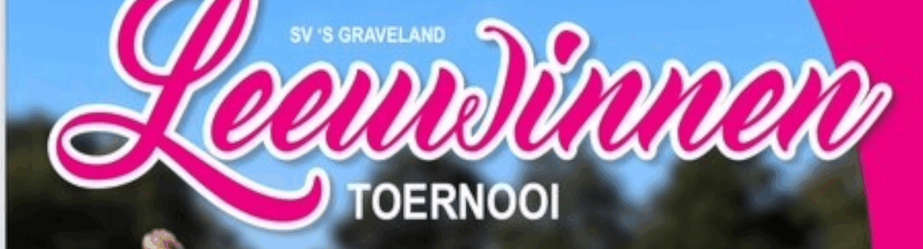 Banner - Leeuwinnentoernooi 2025 - S.V. ‘s-Graveland - Graveland