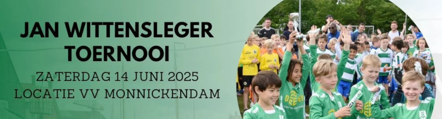 Banner - Jan Wittenslager Toernooi 2025 - vv Monnickendam - Monnickendam